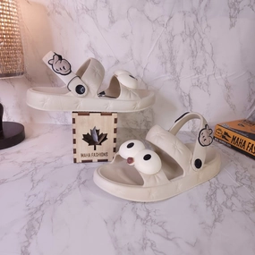 Hereu Sandals Beige Combo Slides Sandals