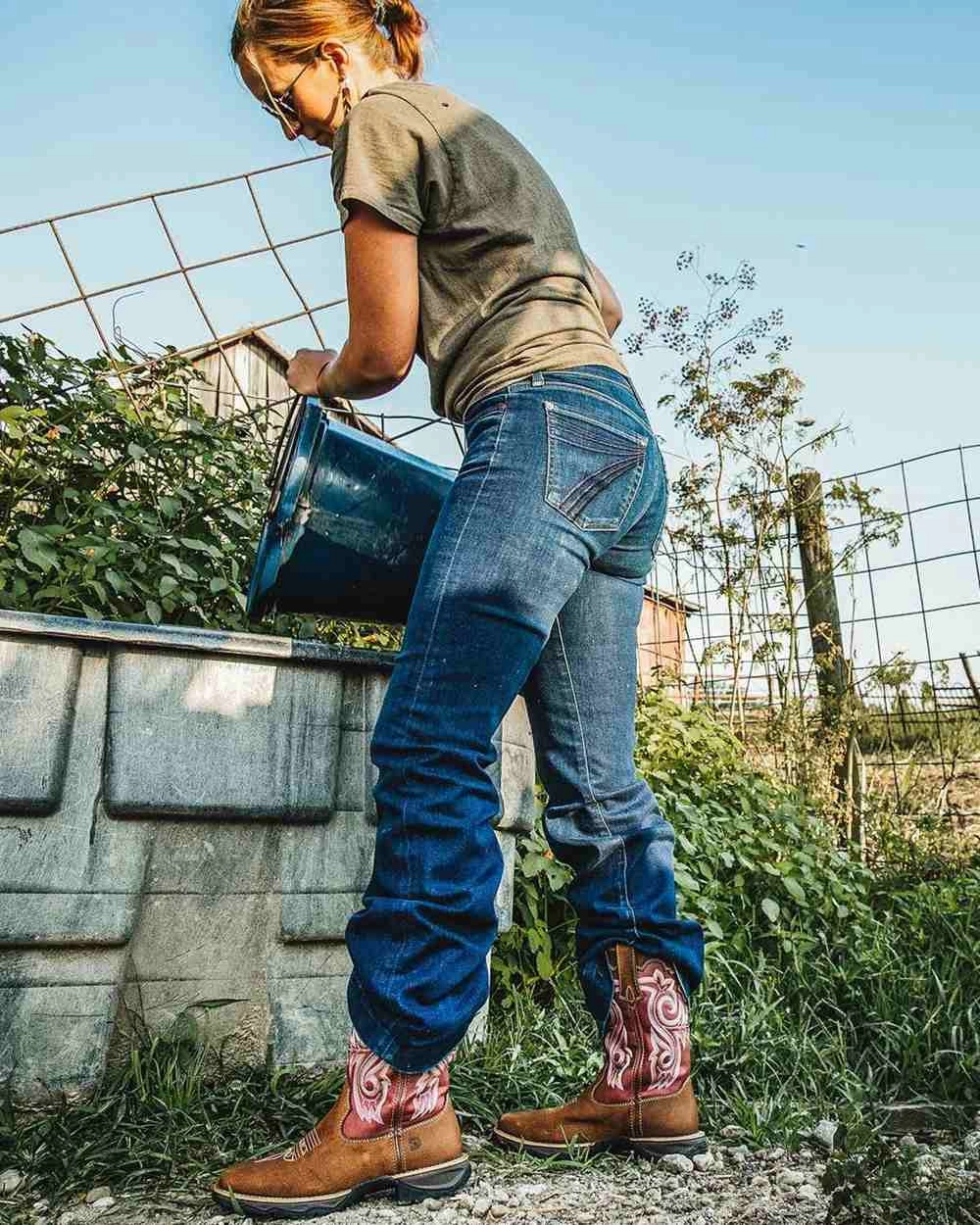 Durango Womens Briar Brown Rebel Western Boots Bog Boots