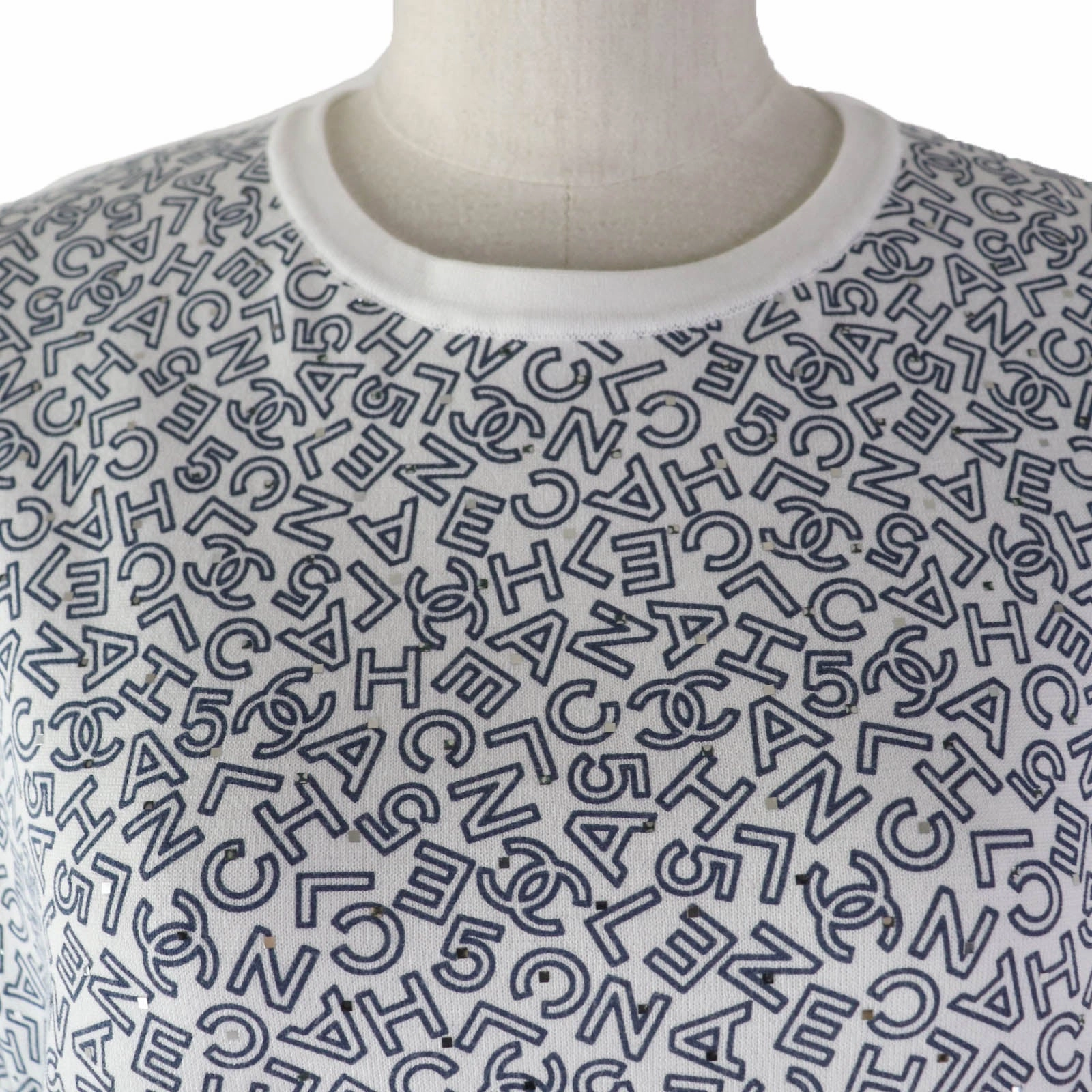 Top Quality Chanel Cotton Logo Long-sleeve T-shirt Women Matching T Shirts