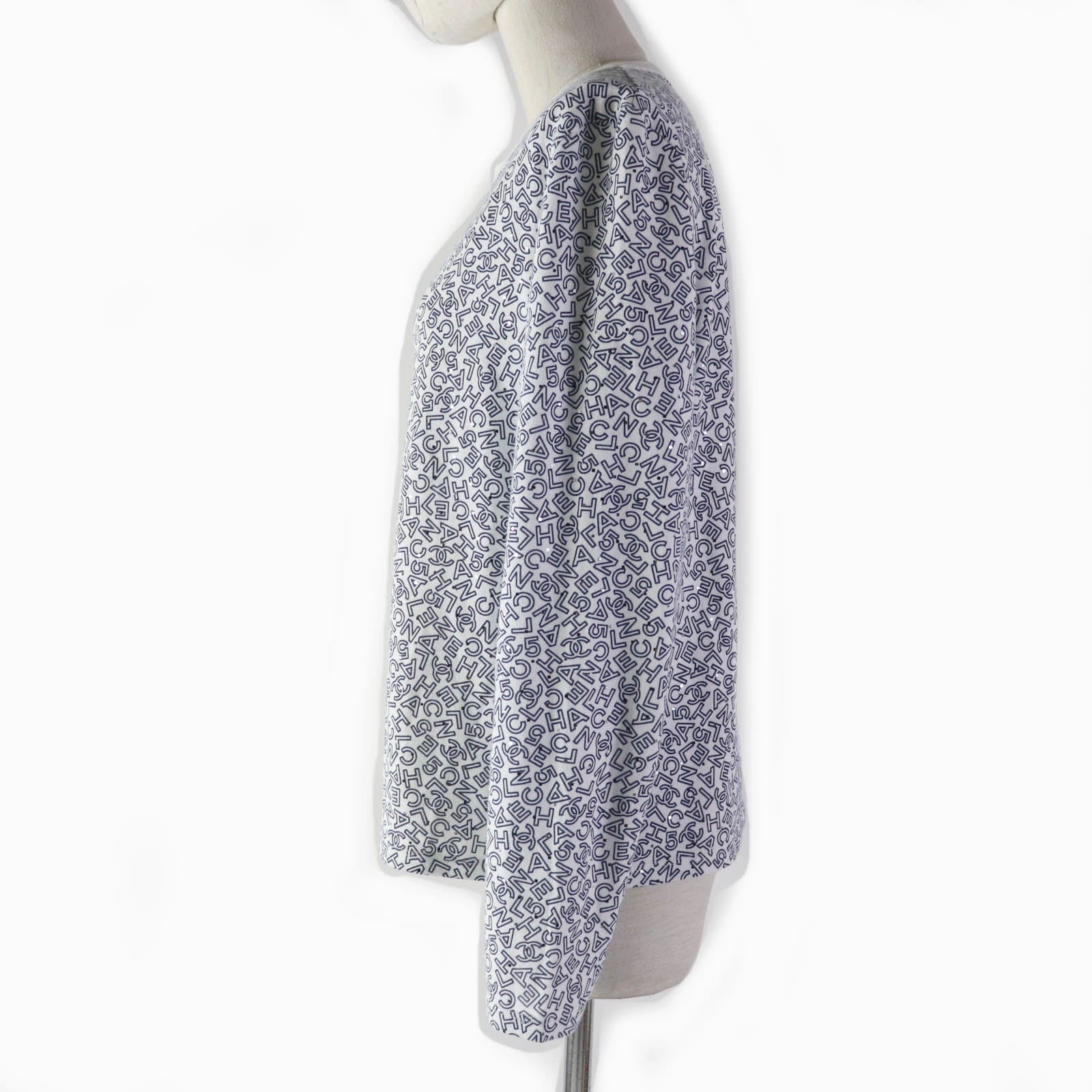 Print On Demand T Shirts Top Quality Chanel Cotton Logo Long-sleeve T-shirt Women