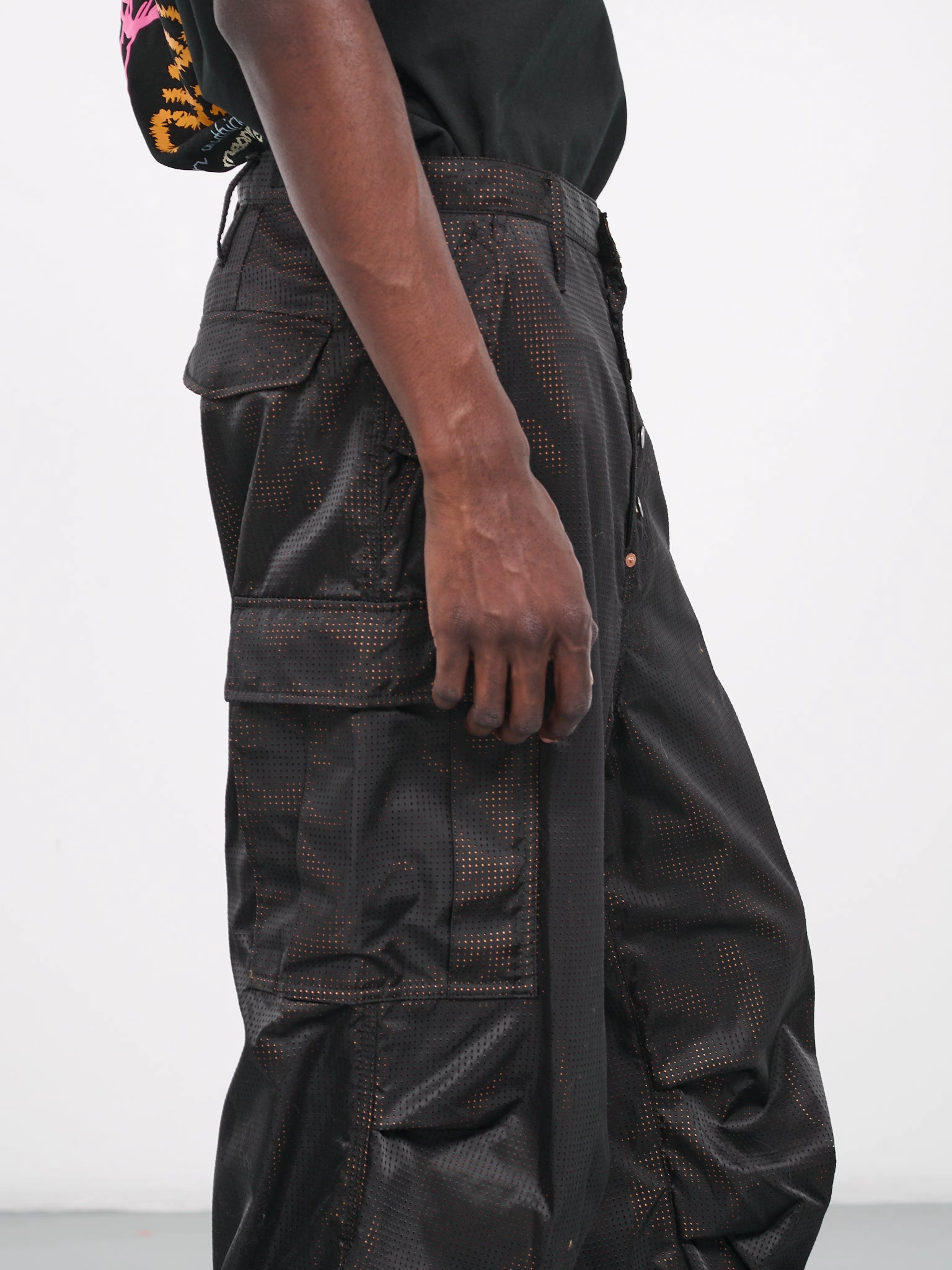 Nylon Cargo Pants (23AWPT12-BLACK) Cargo Pants Trend