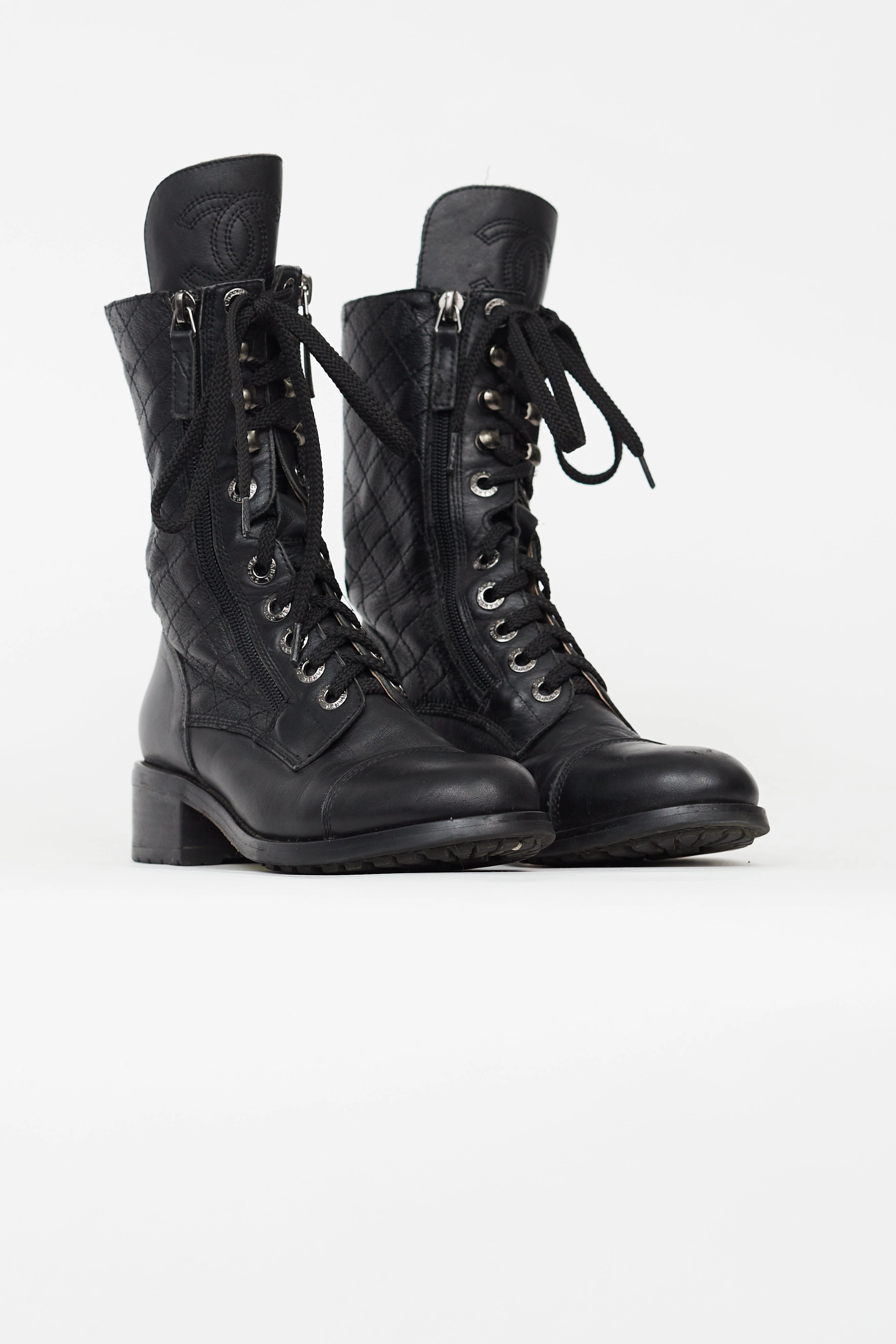 Timberland Sprint Trekker Mid Hiking Boots Black Quilted Leather Hiking Boot