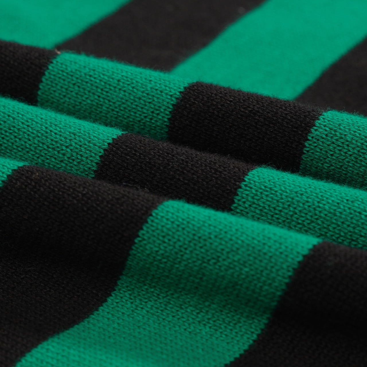 Sara Knitwear Women's green striped vintage collage knitwear