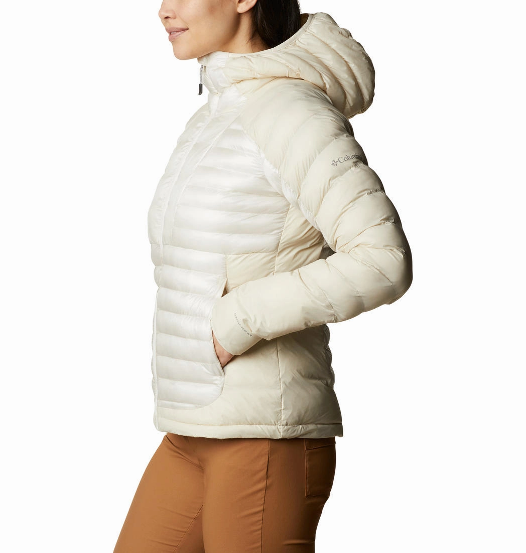 Columbia Women White Labyrinth Loop Hooded Jacket Us Navy Jackets