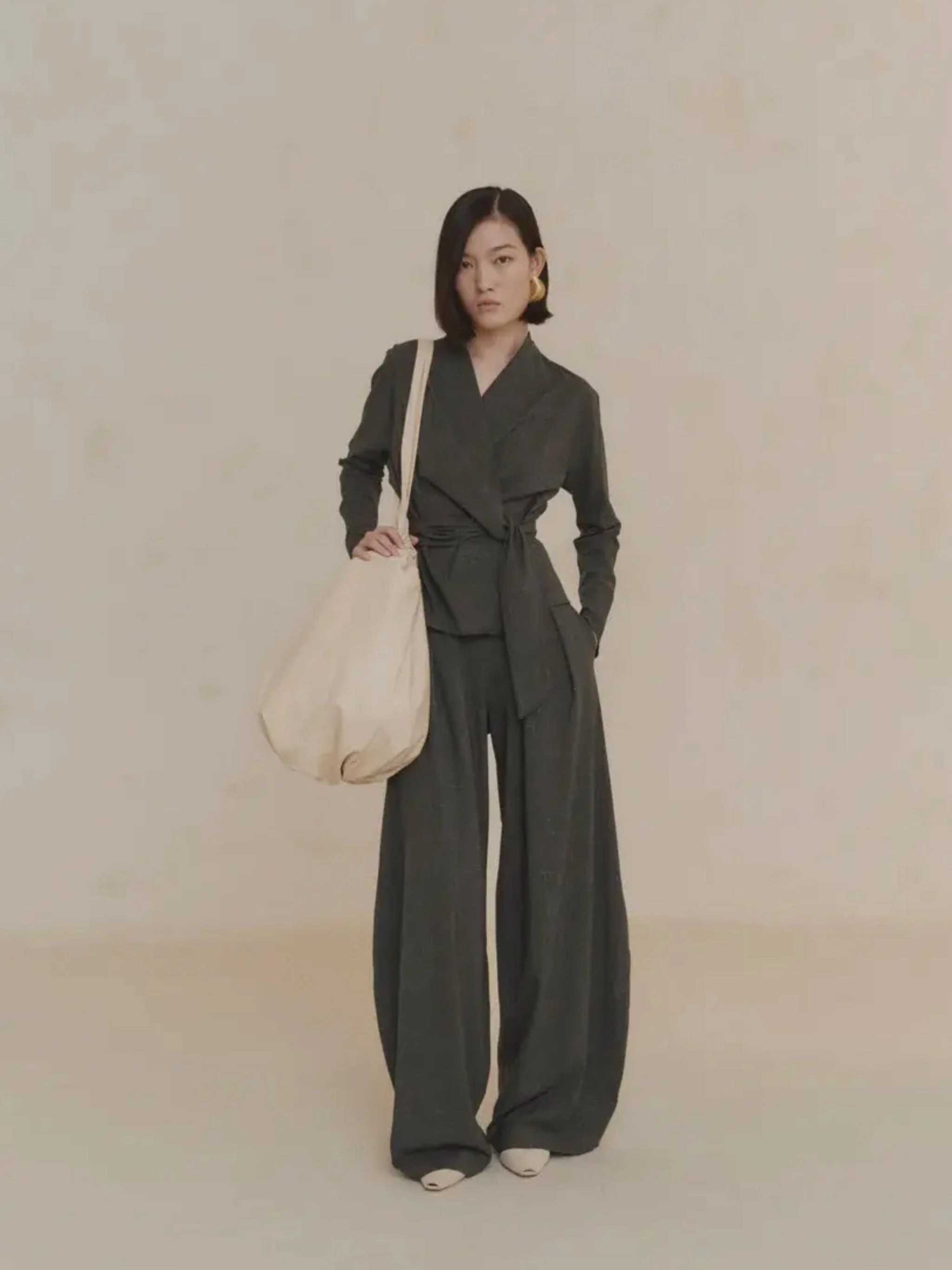 CORTANA - Women Tiempo Jacket Coats With Leather Arms