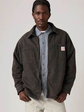 Men's Reversible Shacket Custom Zip Up Jackets