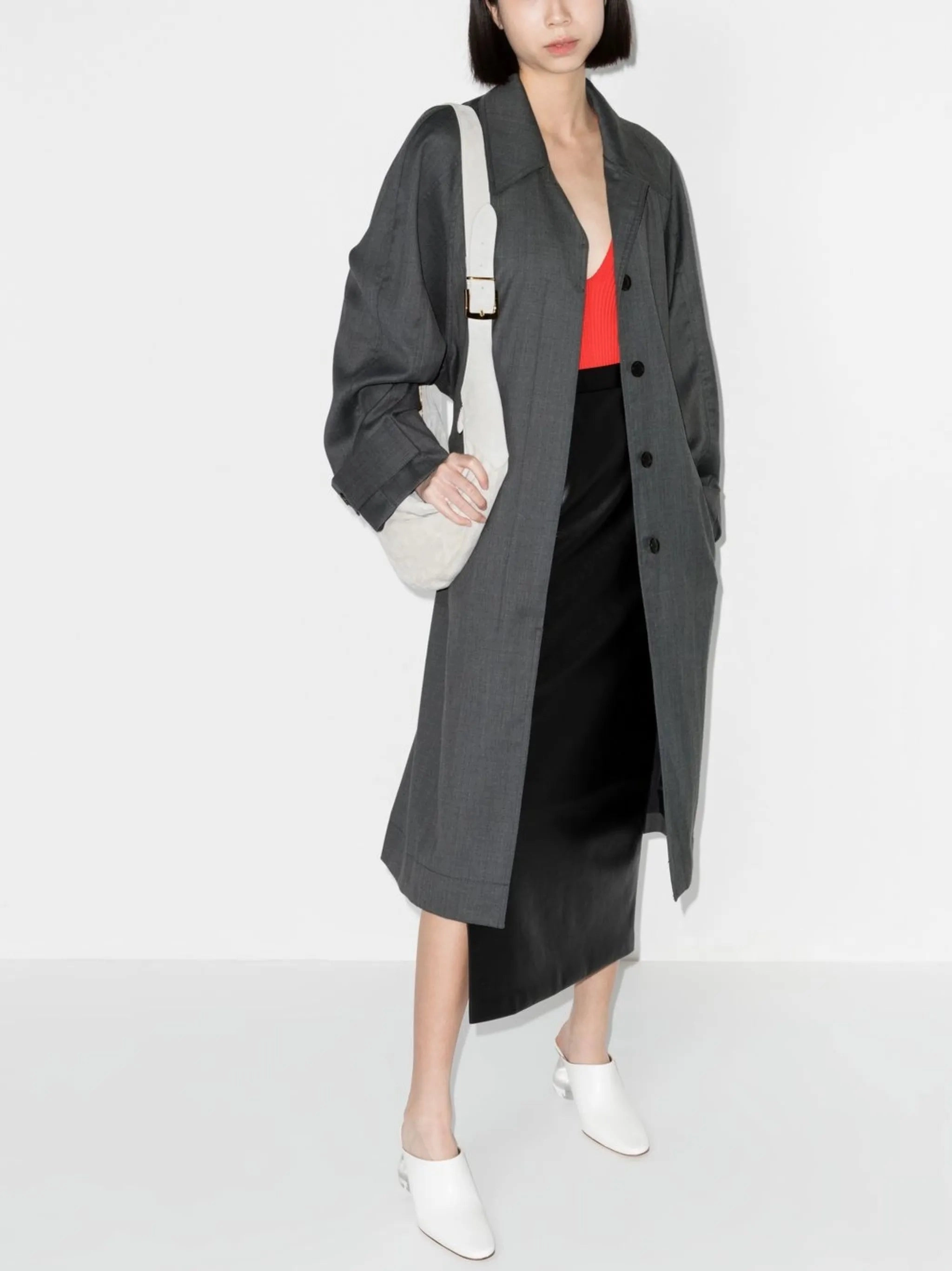 Park Coats Brooklyn belted single-breasted trench coat
