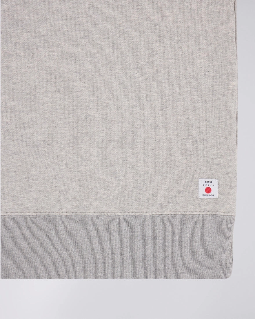 Raglan Sleeve Crew- made in japan / edwin  / grey Cold Weather Sweatshirts
