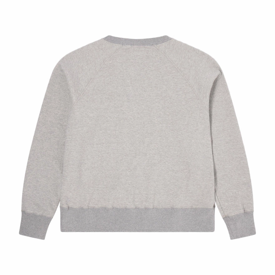 Raglan Sleeve Crew- made in japan / edwin  / grey Kunkys Sweatshirts