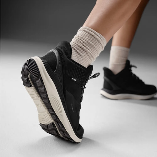 Women's London AT Mid Waterproof - Black/Whitecap Gray Anti Skid Shoes Waterproof