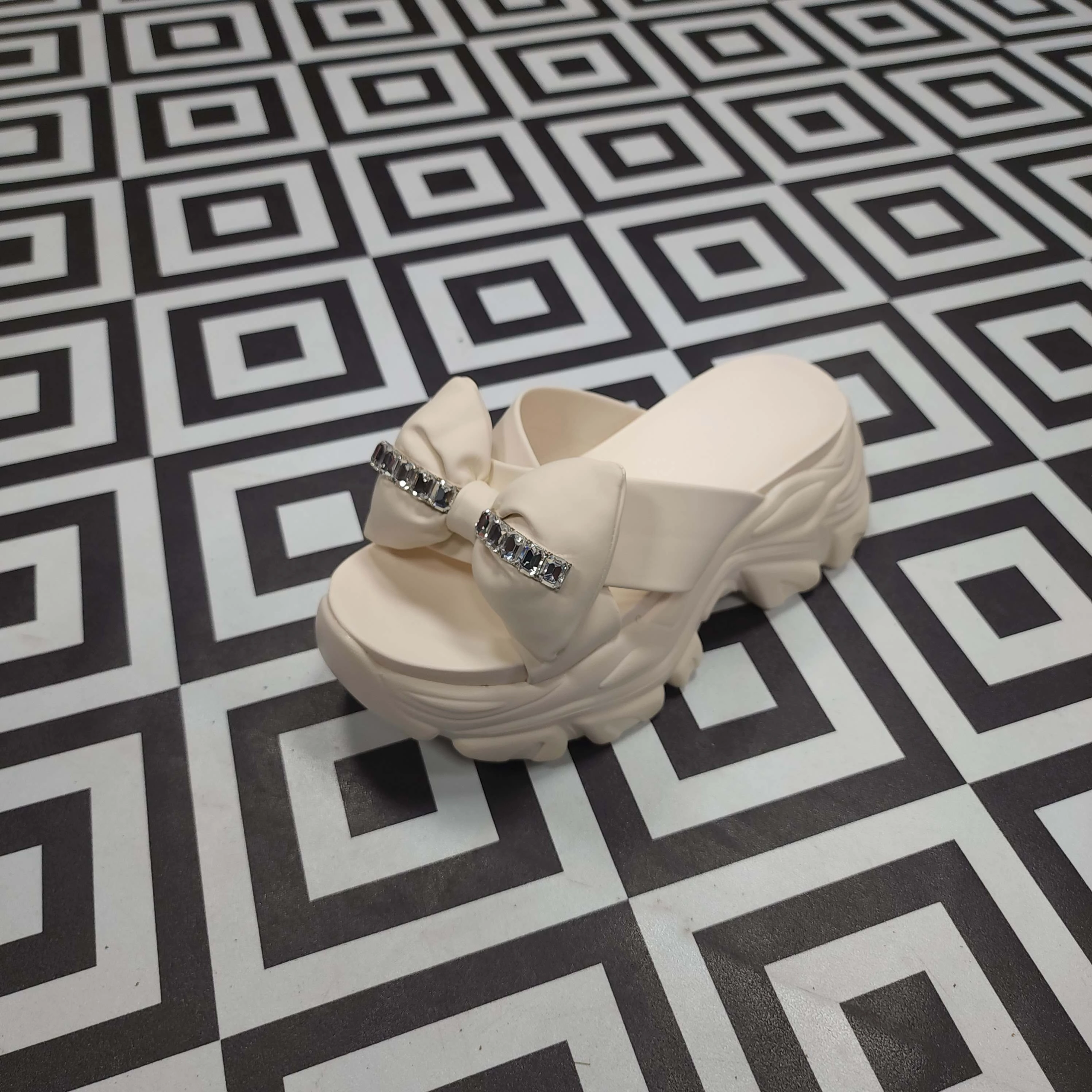 Reef Sandals Beige Platform Sandals