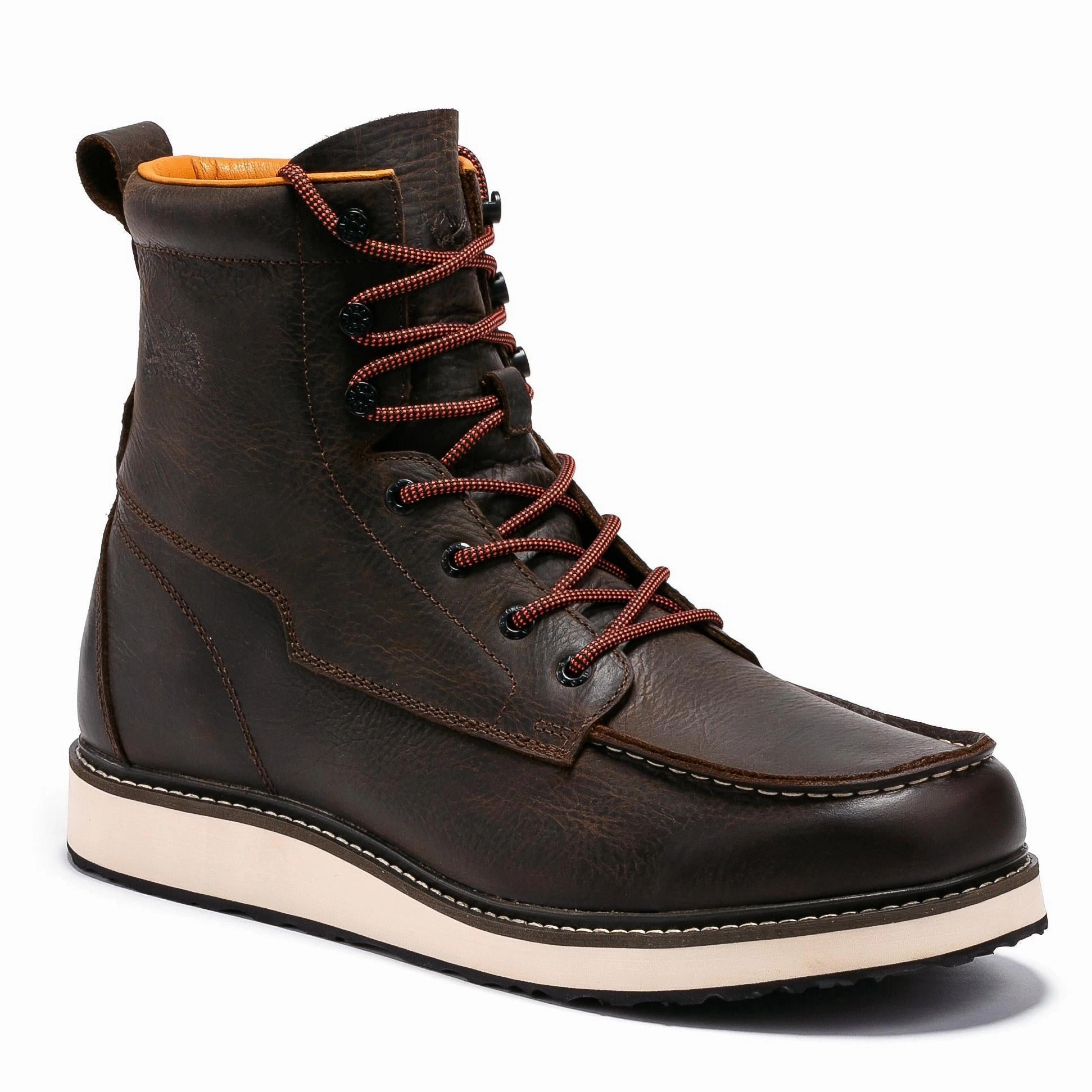 Botas Pro Dark Brown Men's 6 inch Wedge Boots VBP601 Duty Work Boots
