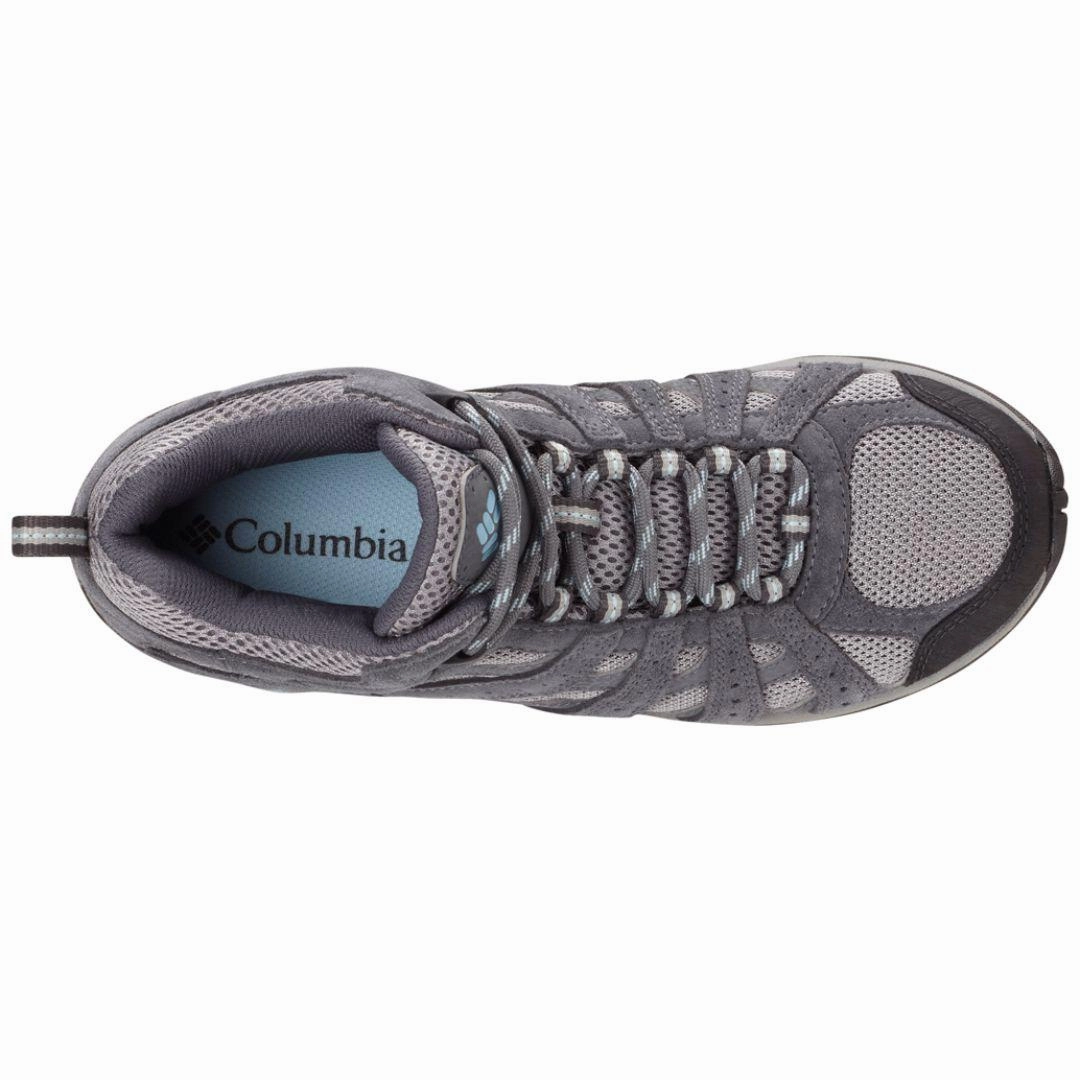 Columbia Women Grey REDMOND MID WATERPROOF Hiking Shoes Pathfinder