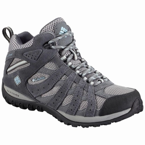 Fancy Hiking Shoes Columbia Women Grey REDMOND MID WATERPROOF