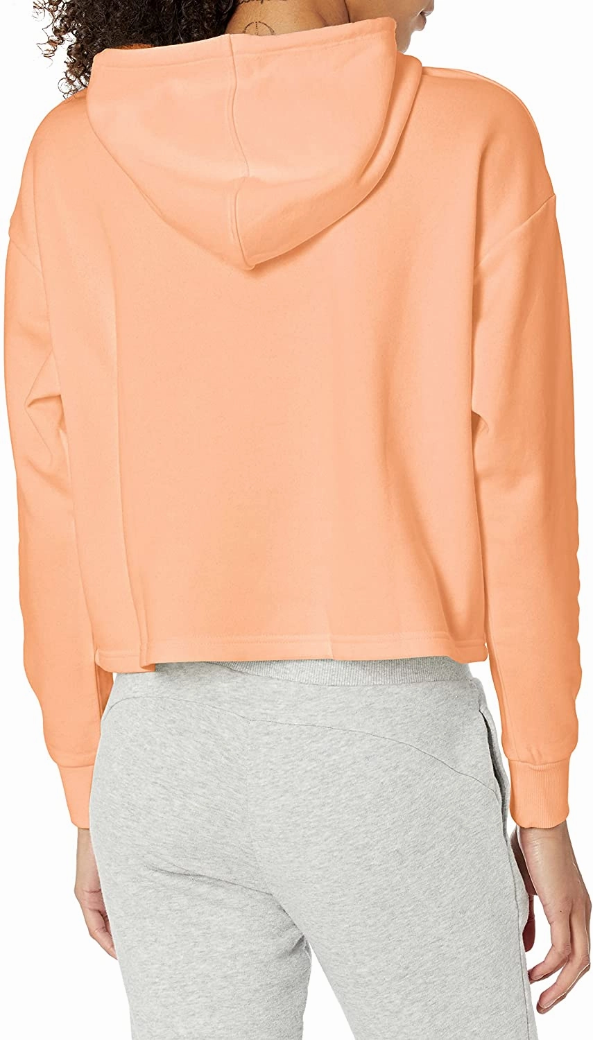 Titans Hoodie Sweatshirts PUMA Women's Essentials  Cropped Metallic Hoodie