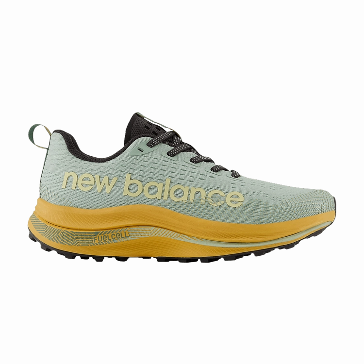 New Balance FuelCell SuperComp Trail Clay Ash Dried Apricot Dark Juniper (Women's) Everyday Trail Running Shoes