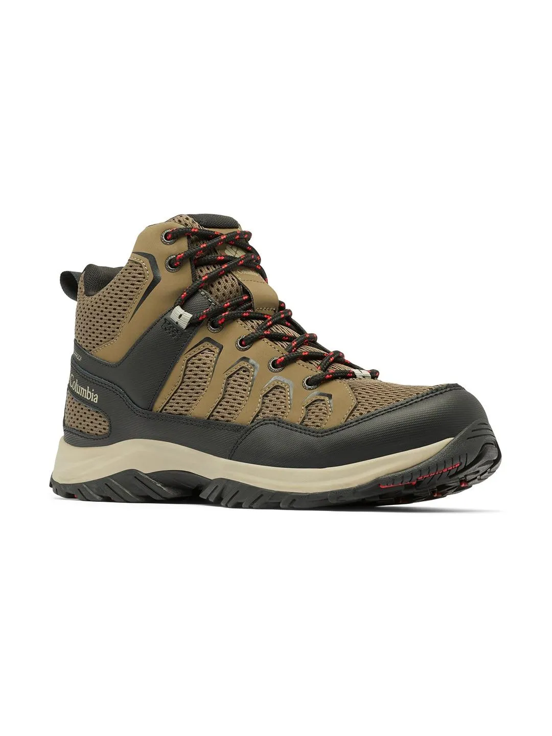 Columbia Men Brown GRANITE TRAIL MID WP Best Hiking Shoes For Rough Terrain
