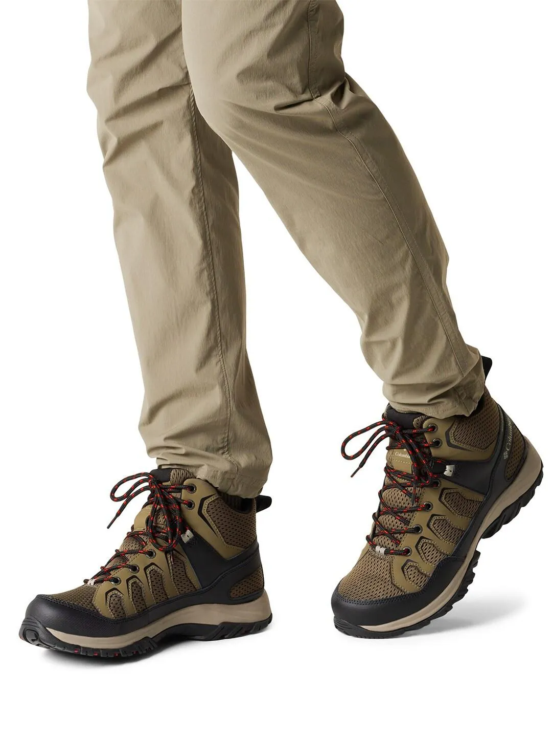 Columbia Men Brown GRANITE TRAIL MID WP Sneakers Vs Hiking Shoes