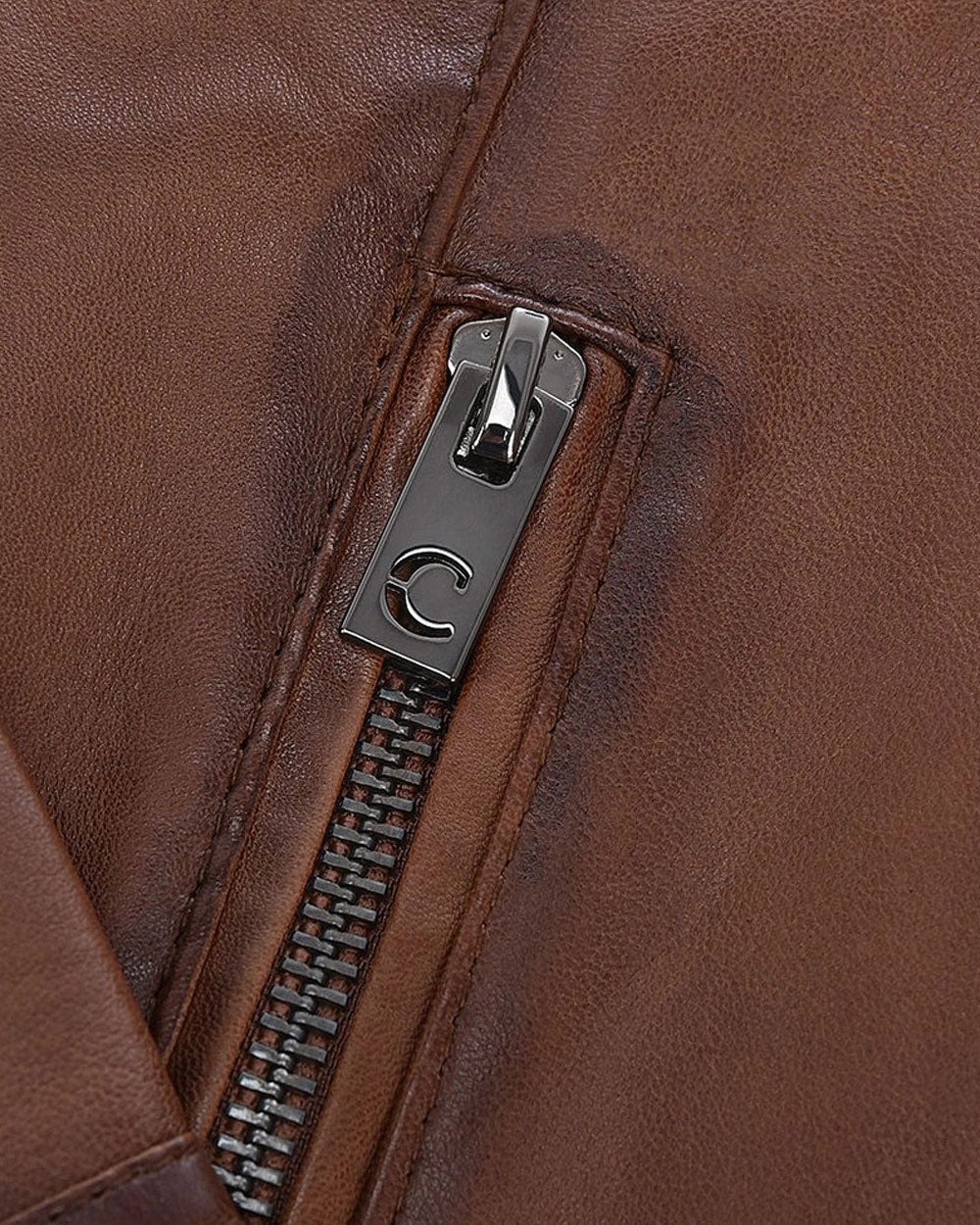 Honey brown minimalistic  jacket Cheap Rain Jackets