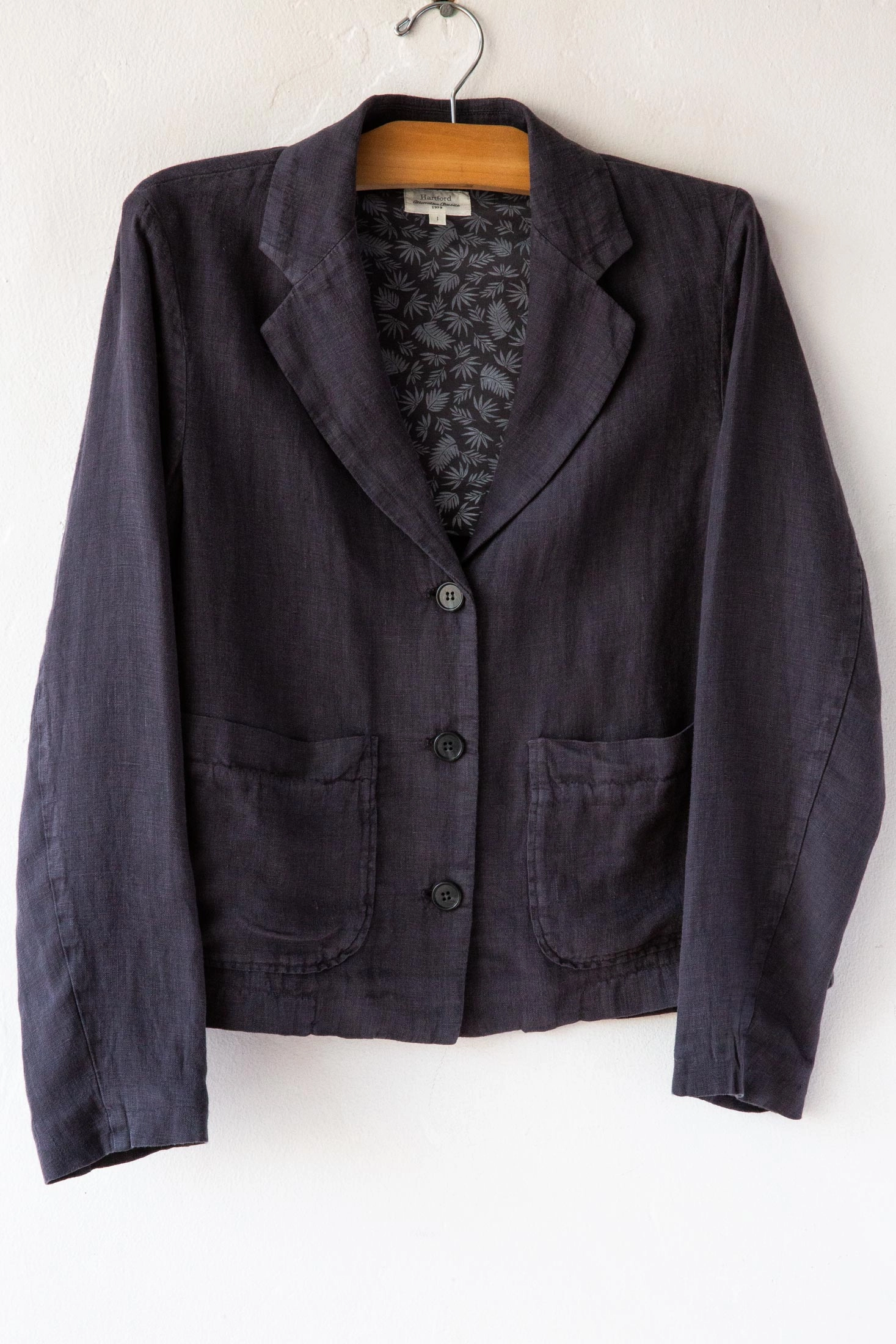 Vizir Linen Pocket Jacket 3x Pea Coats