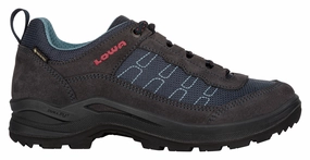 Flyer Hiking Shoes Review Lowa Women Blue TREK EVO GTX MID Ws