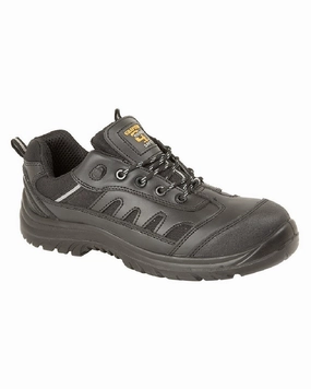 Waterproof Work Boots Pull On Grafters Coated Leather Fully Composite Non Metal Safety Trainer Shoes