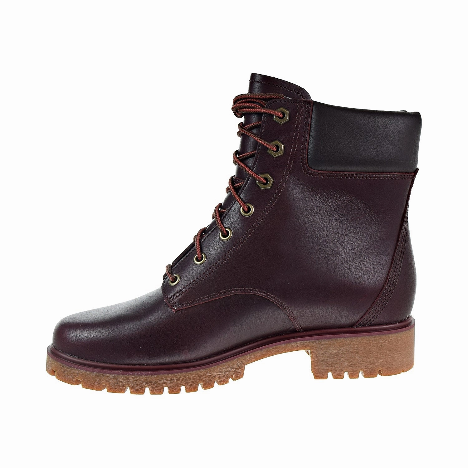 Timberland Jayne 6" Waterproof Women's Boots Burgundy Full Grain Spray That Makes Shoes Waterproof