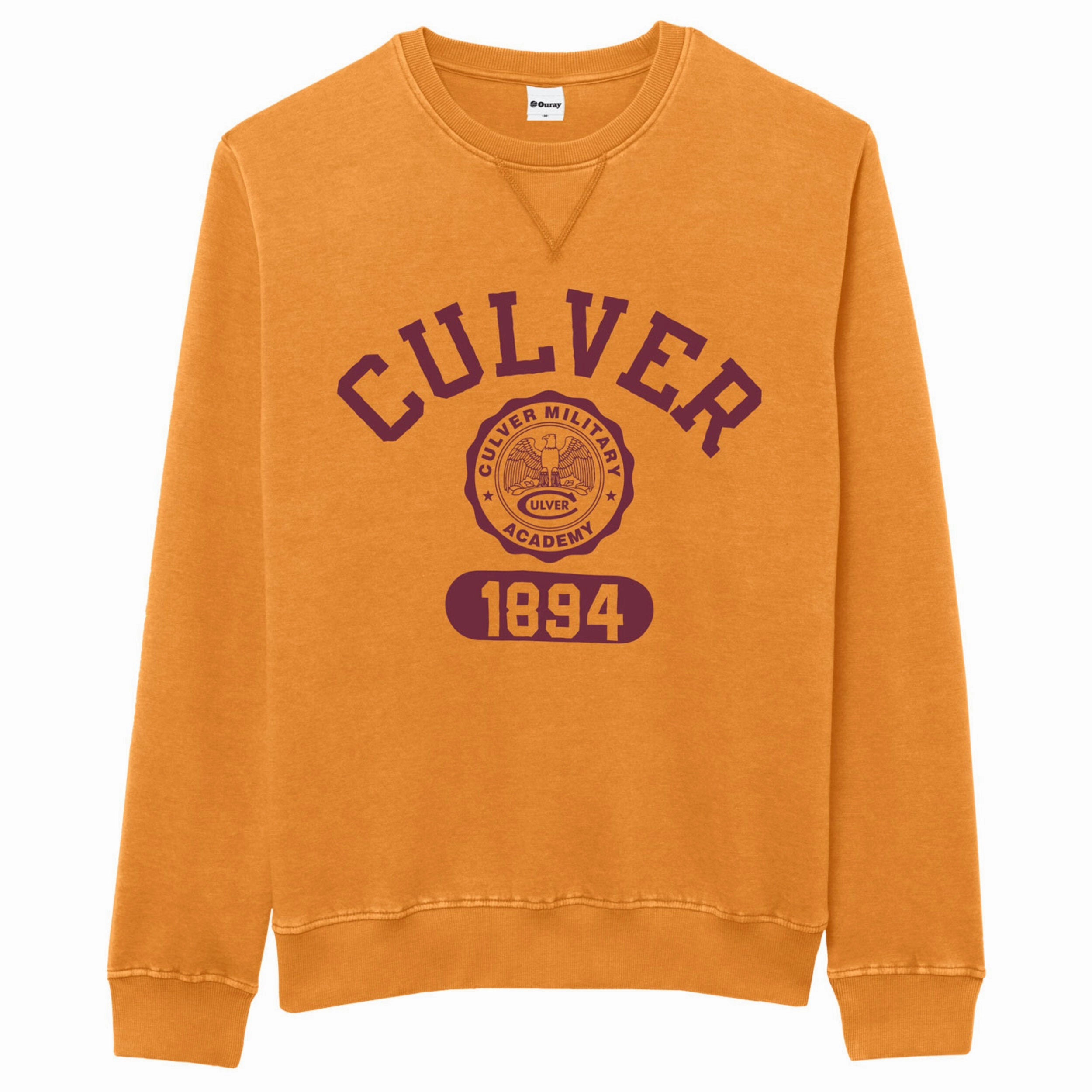 Asu Sun Sweatshirts Weathered Fleece Crew - Heather Autumn Blaze