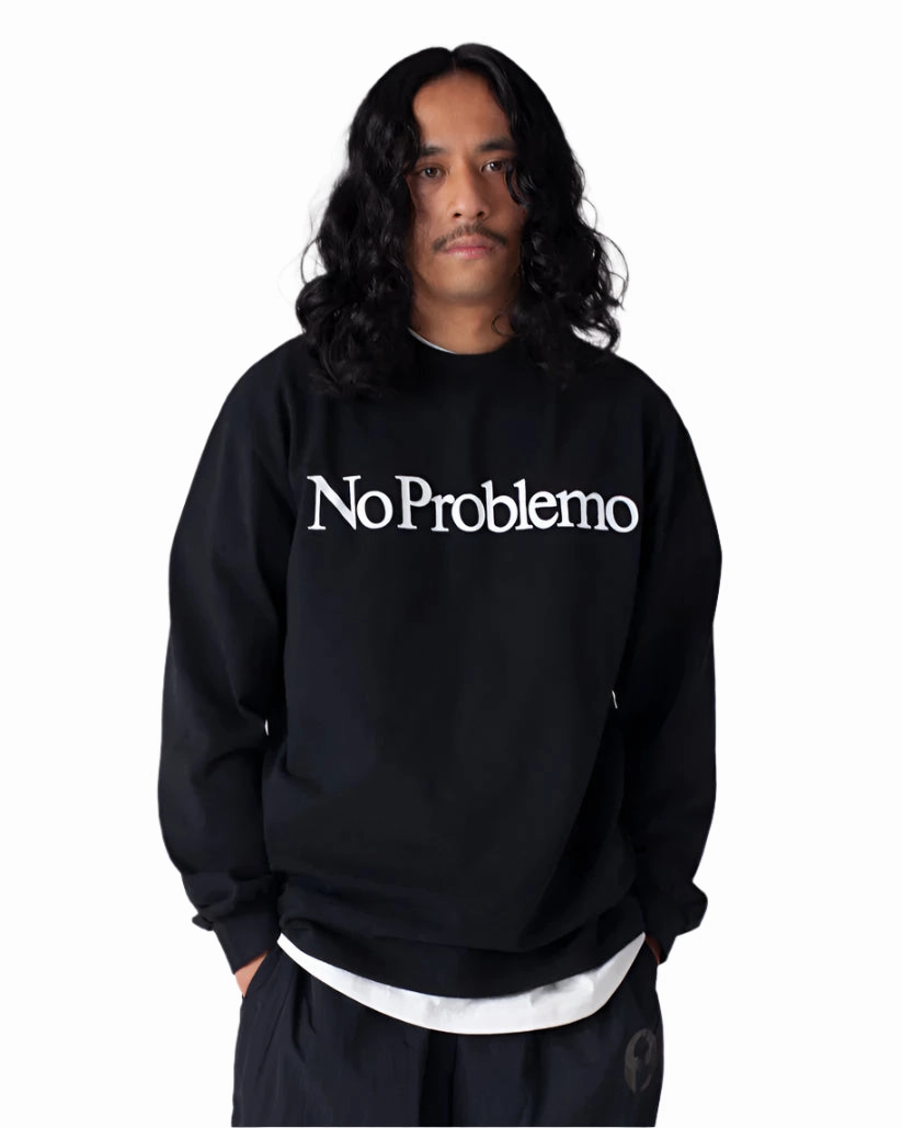 No Problemo Sweatshirt / BLACK Buy Hooded Sweatshirts