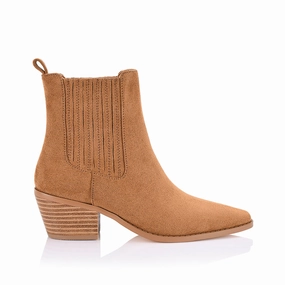 Dale Chelsea Ankle Boots - Tan Micro Quebec Waterproof Ankle Boots