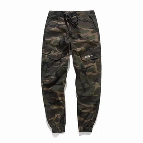 Slim Fit Tactical Cargo Pants West Louis American Camouflage Jogger Pants
