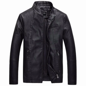 West Louis Bomber Leather Men Jackets Olive Green Jackets