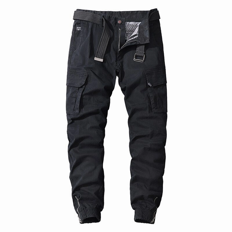 West Louis Fashion Pants Multi-Pocket Casual Joggers
