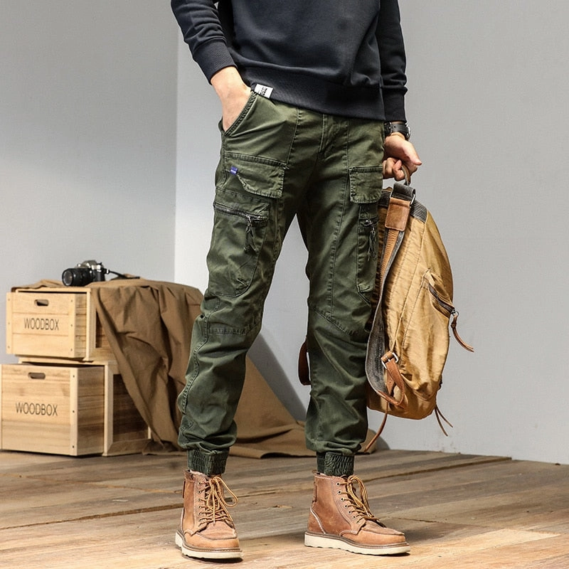 West Louis Multi-Pocket Tactical Cargo Joggers Dunks Cargo Pants