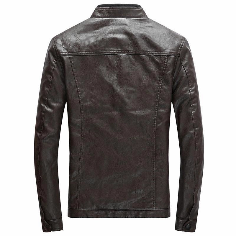 West Louis PU Spring Leather Jackets Affordable Varsity Jackets