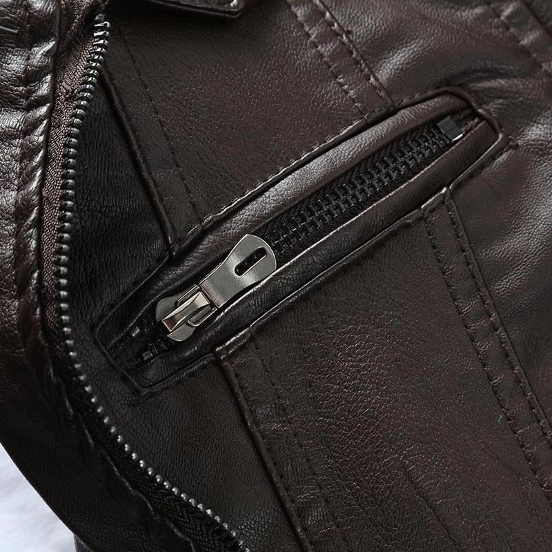 West Louis PU Spring Leather Jackets Crescent City Dust Jackets