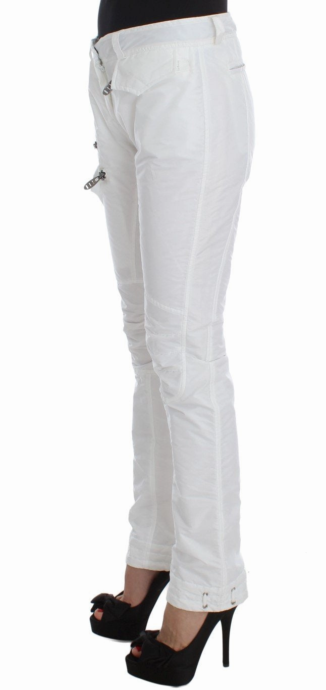 White Nylon Padded Slim Fit Cargo Pants Croft And Barrow Cargo Pants