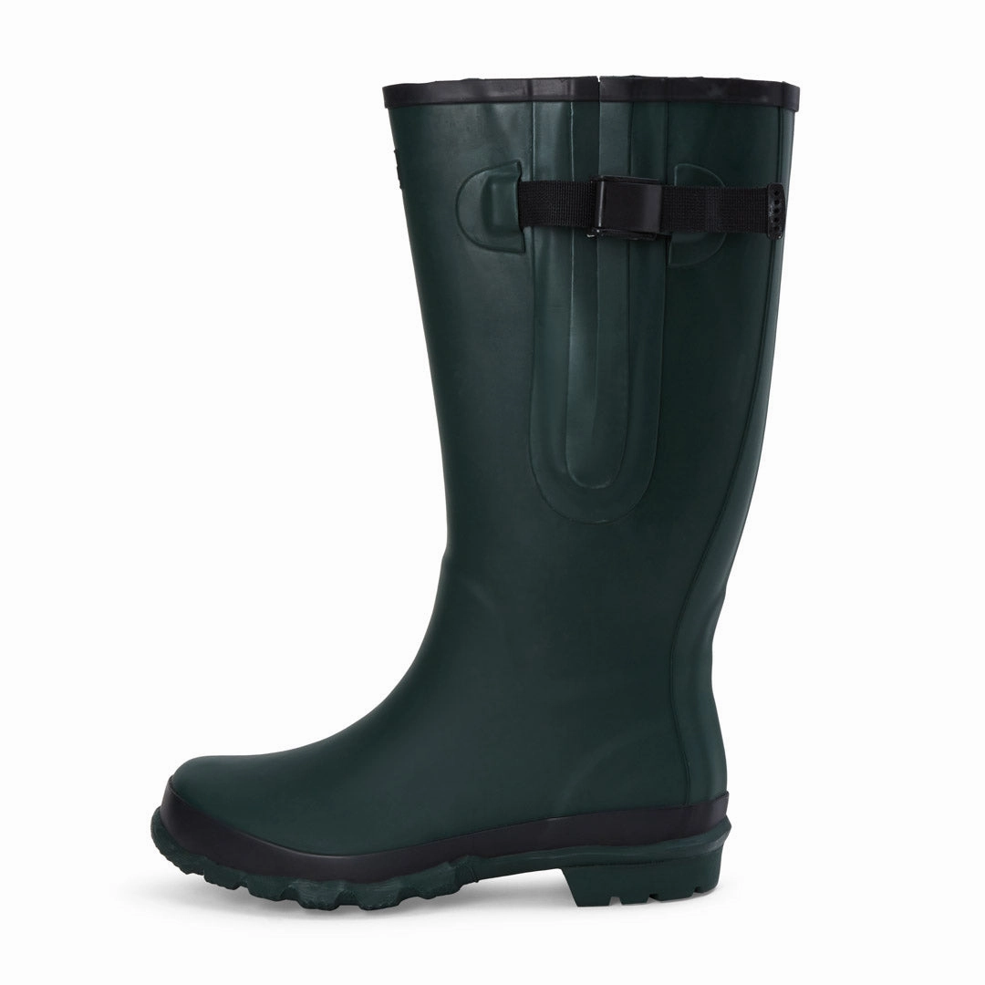 Wide Calf Rain Boots - 15 to 19 inch calf - Green - Regular Width in Ankle Ankle Boots Water Resistant