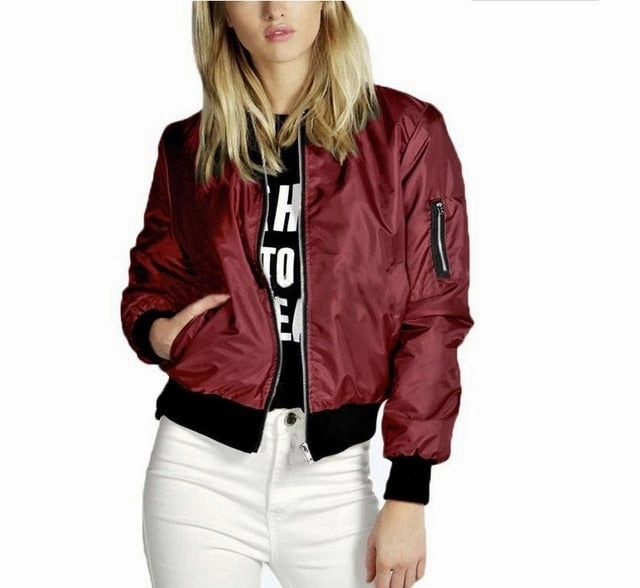Windbreaker Women Coats Long Sleeve Jackets Motorcycle Jackets Cold Weather