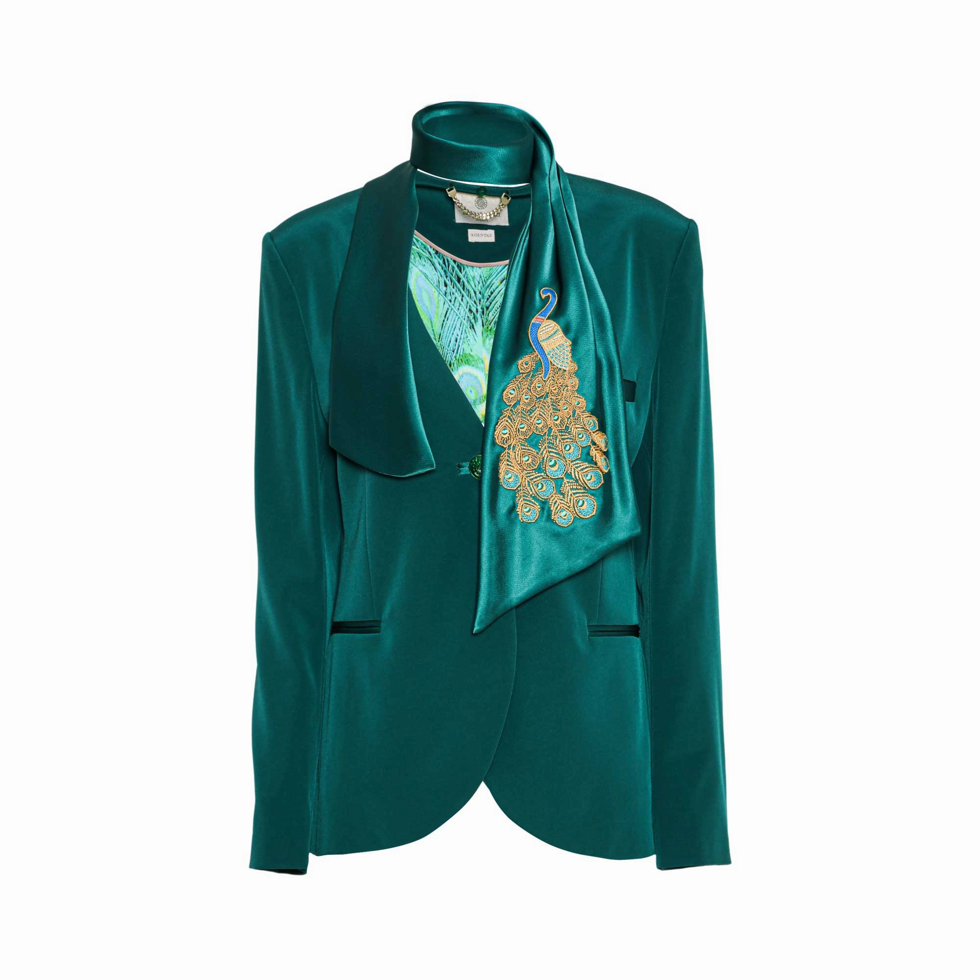 Barbara Rizzi Atelier Angelina Green Jacket Starter Jackets Hornets
