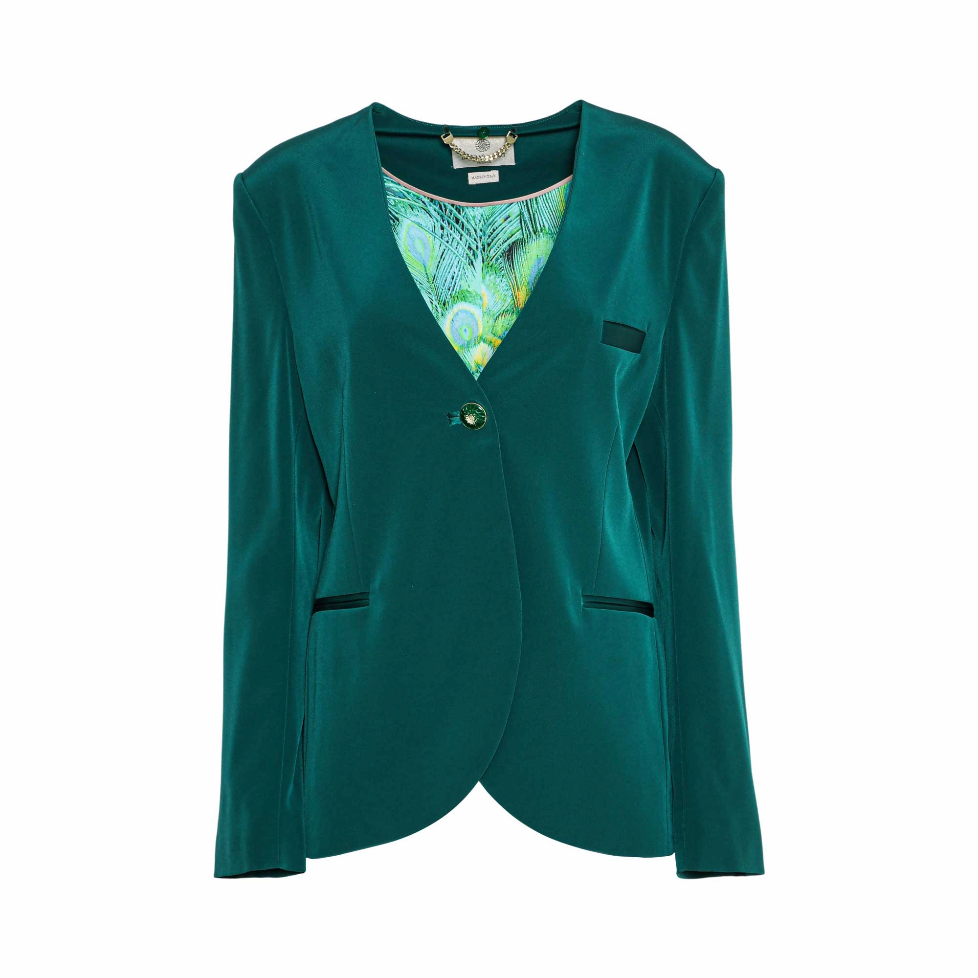 Dri Fit Jackets Barbara Rizzi Atelier Angelina Green Jacket