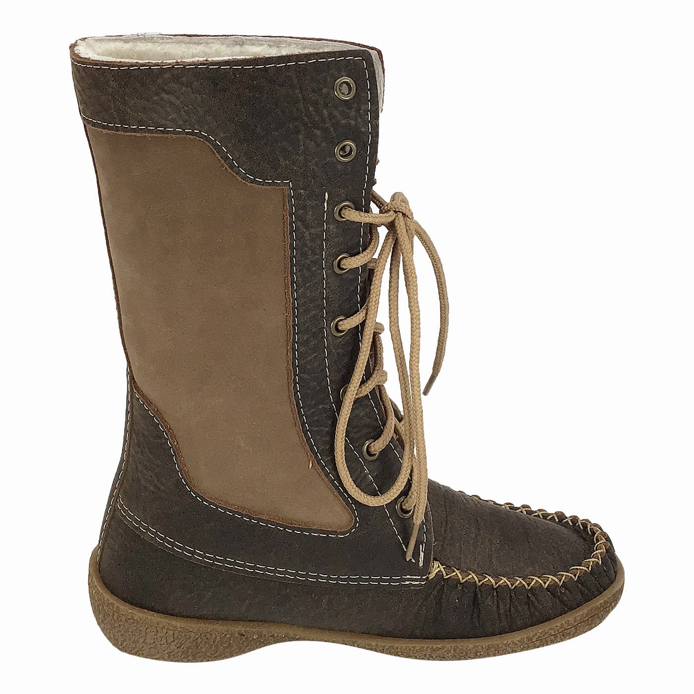 Women's 12" Snowshoe Mukluk Moccasin Boots Tall Snow Boots