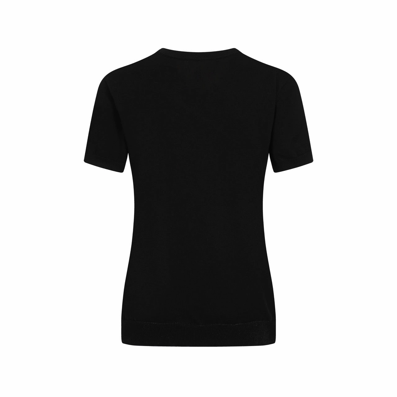 Kin Knitwear Women's black embroidered V-neck knitwear