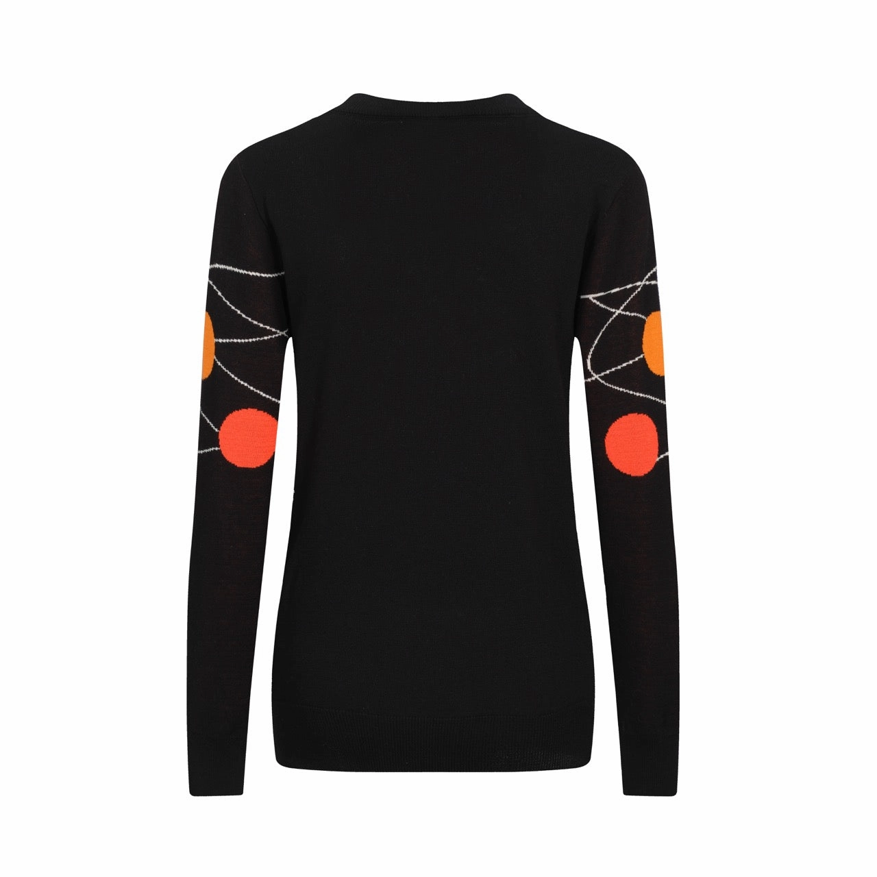 Cp Company Knitwear Women's black vintage Planet jacquard knitwear