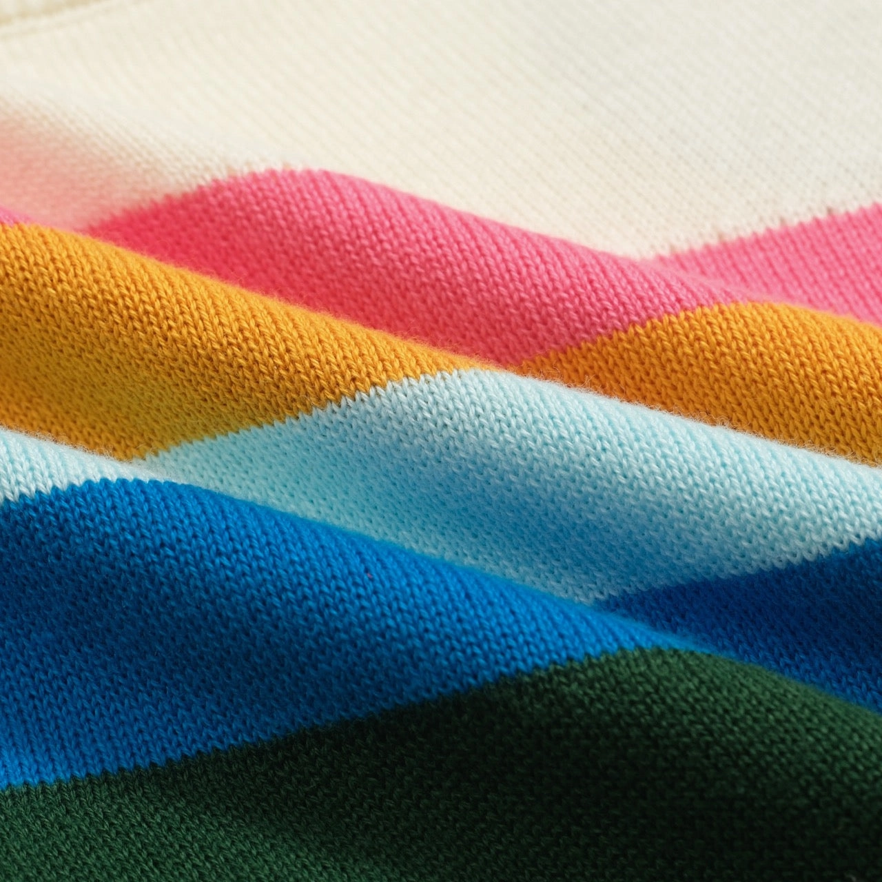 Dalmine Knitwear Women's green diagonal stripe vintage knitwear