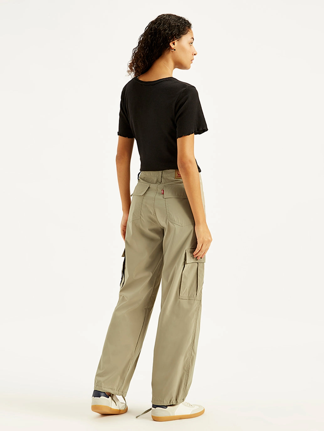Women's Mid RiseBaggy Fit Cargo Trousers Proclub Cargo Pants