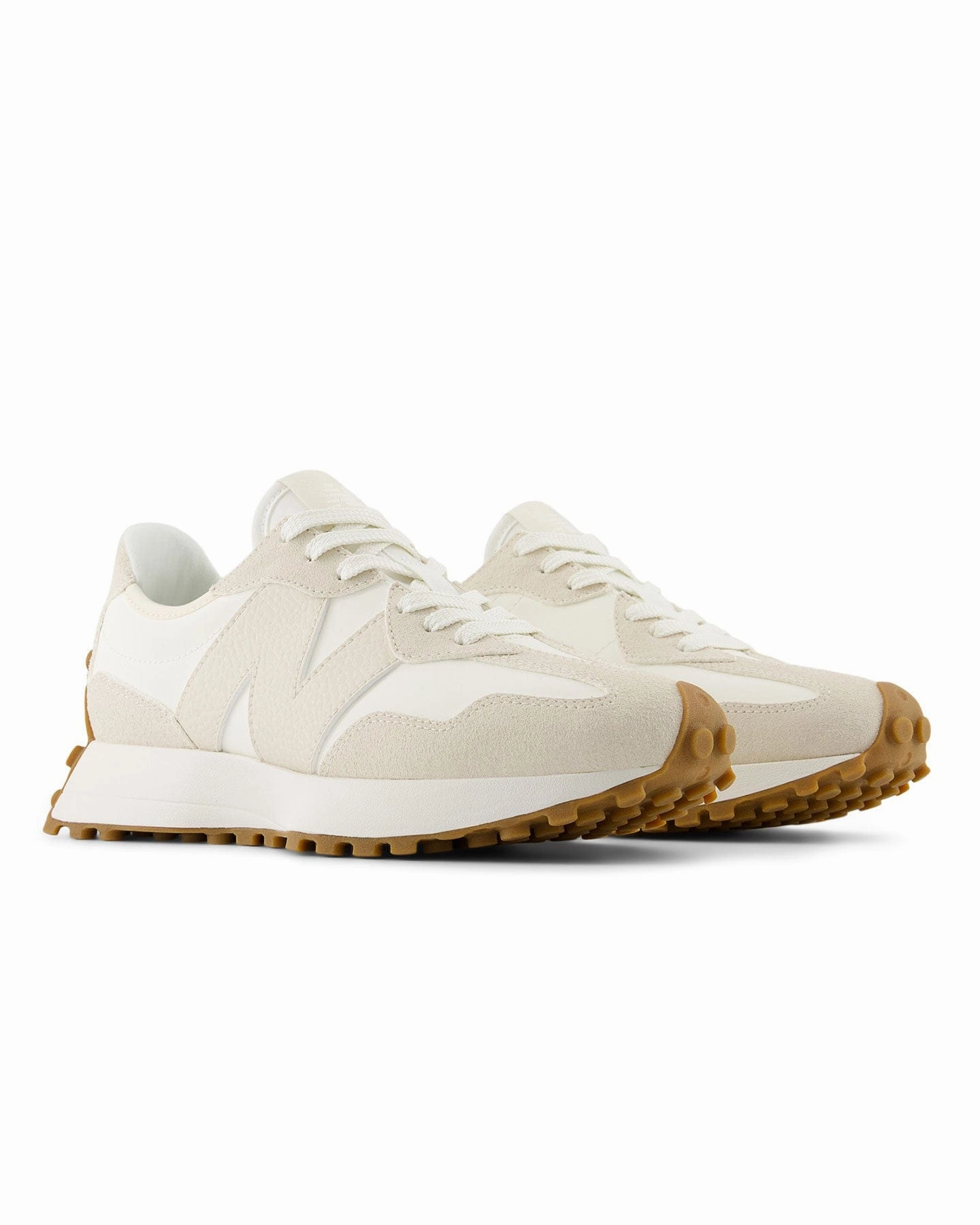 Women's New Balance 327 - Linen / Sea Salt Xray Footwear Hopps Trail Running Shoes Lv5