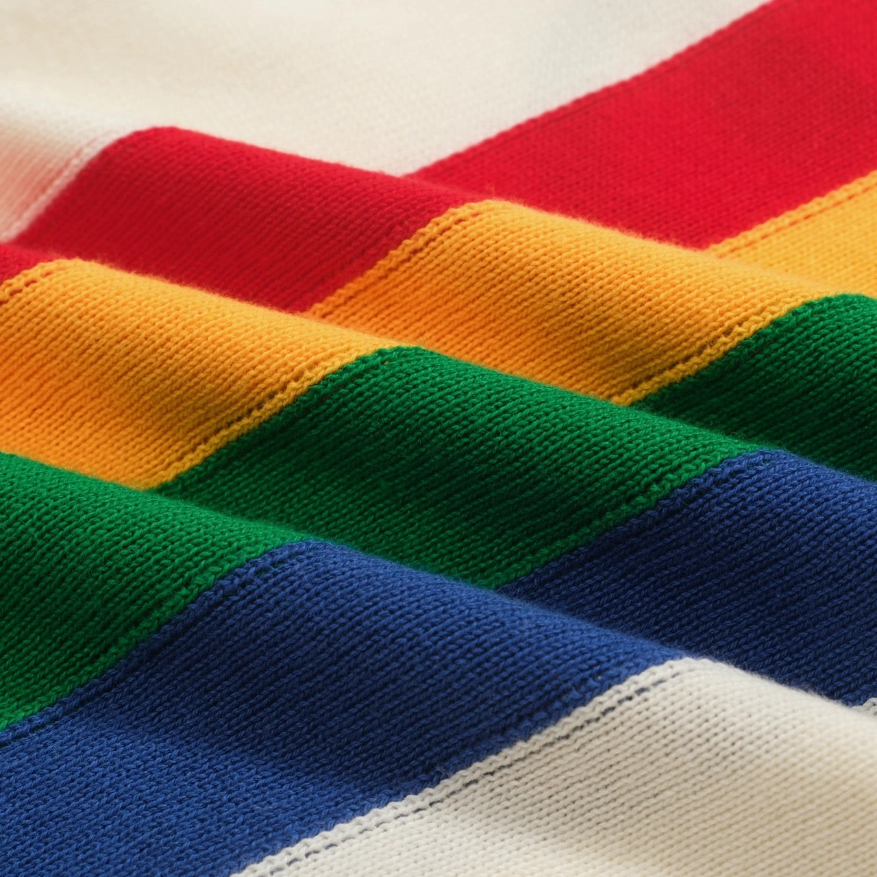 Nicky Dupont Knitwear Women's vintage rainbow Jacquard stripes knitwear