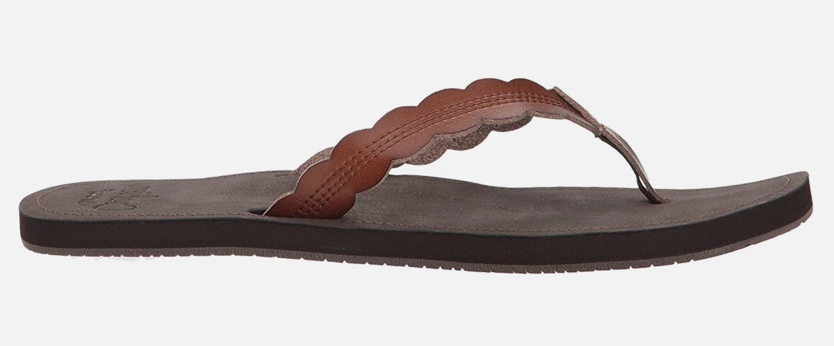 Reef Women's Arch Support Cushion Celine Rust Brown Flipflop Ron Jon Flip Flops