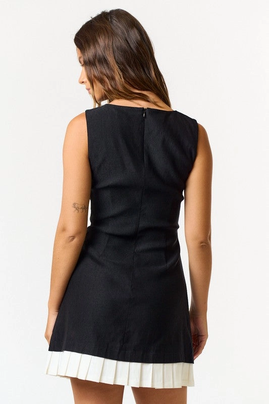 Clothing Desiree Mini Dress Work and Play Pleated Mini Dress